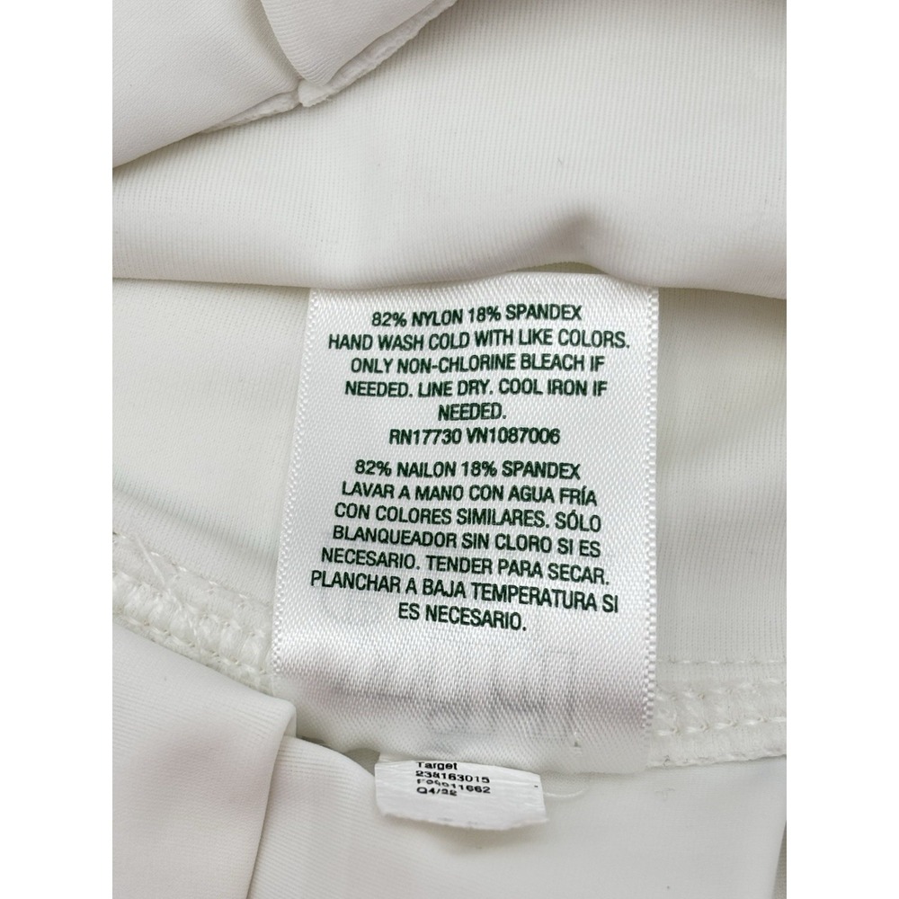 Wild Fable White Pleated Tennis Skirt Preppy Schoolcore Stretch‎ Mini L - Picture 4 of 9